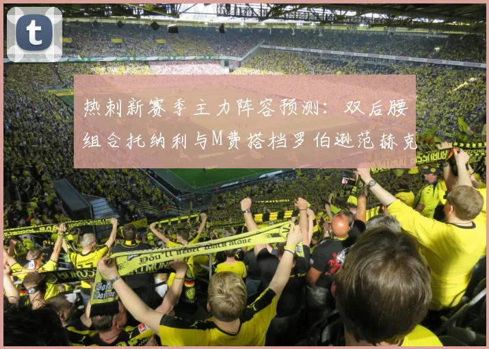 热刺新赛季主力阵容预测：双后腰组合托纳利与M费搭档罗伯逊范赫克加盟
